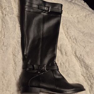 Comfortview Black Leather Knee High Boots - NWOT (multiple sizes)